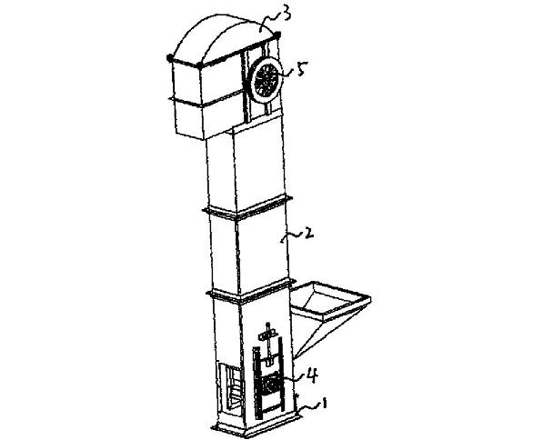 一種大提升量斗式提升機 一種大提升量斗式提升機